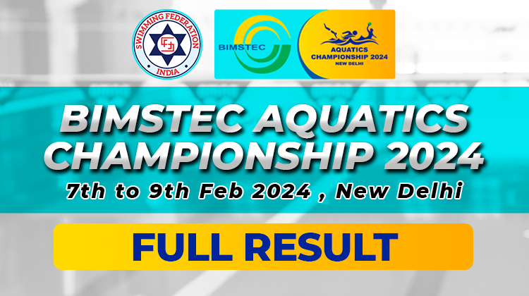 Bimstec Aquatics Championship 2024 - Full Result